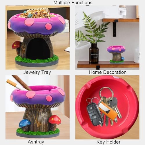 Fantastical Mushroom House Ashtrays - Image 5