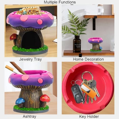 Fantastical Mushroom House Ashtrays - Image 5