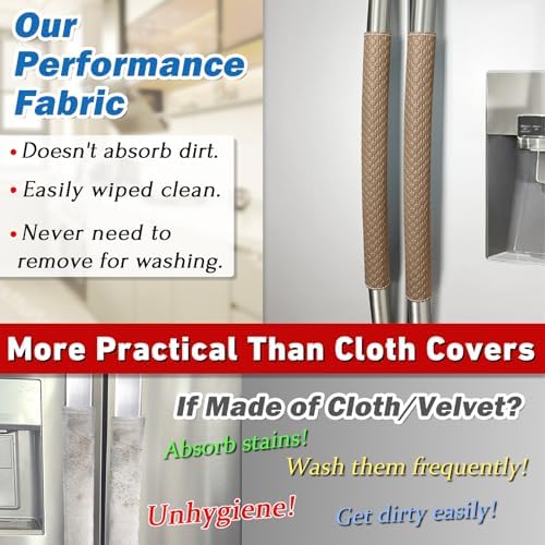 Refrigerator Door Handle Covers, Performance Appliance Handle Covers, Non-Slip - Image 2