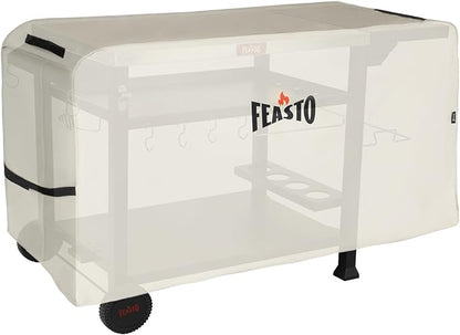 Outdoor Grill Table Cart, Pizza Oven Stand for Outdoor Indoor, 40" x 26" Stainless Steel Tabletop Dining BBQ Grill with Wheels for Food Prep, 3-Shelf Kitchen Cart with Cover