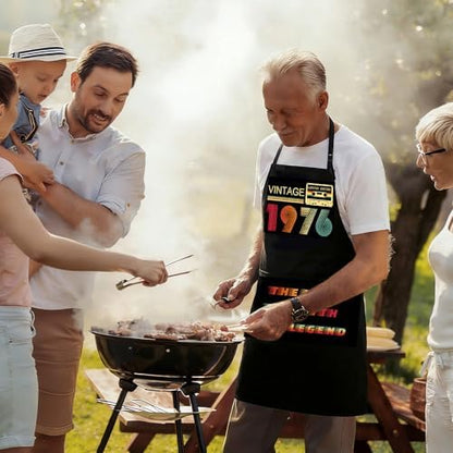 Funny Aprons for Men Birthday Gifts for Men Dad Grilling BBQ - Image 2