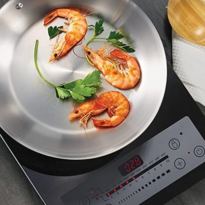 Tramontina Signature Tri-Ply Clad Stainless Steel 12-Inch Large Frying Pan - Image 6