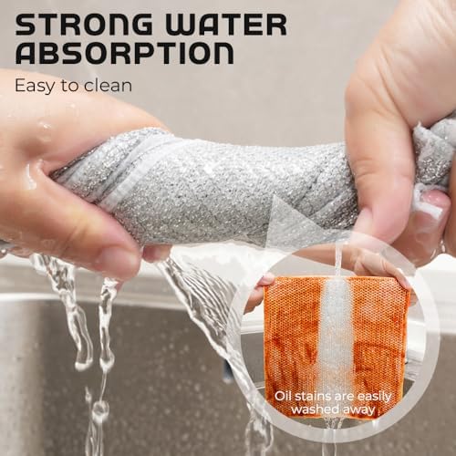 Multipurpose Wire Dishwashing Rags, 2024 New Scrubbing Wire Dishwashing Rags - Image 4
