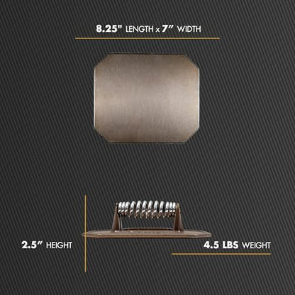 FINEX 8-Inch Cast Iron Flat Press, Pre-Seasoned, Fits FINEX Skillets - Image 6