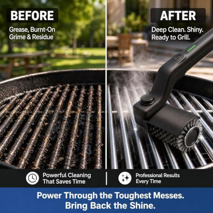 Upgraded Electric Grill Brush, Cordless Rechargeable Grill Cleaning Brush - Image 5