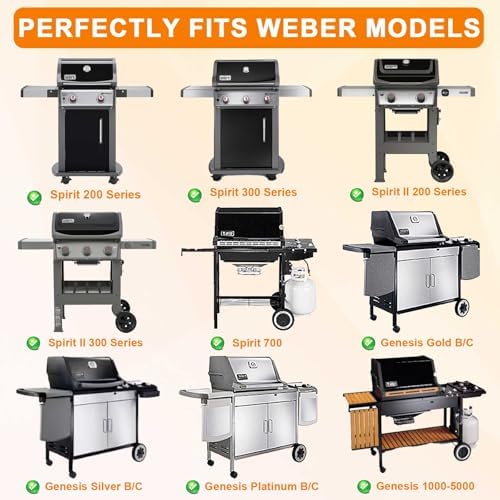 7658 Grill Griddle for Weber Spirit 200 300 Series Spirit II E210 E310 Series - Image 3