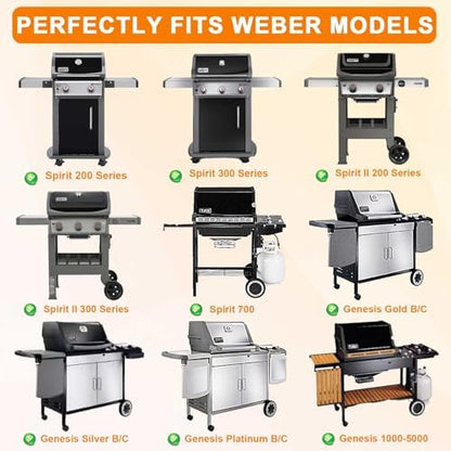 7658 Grill Griddle for Weber Spirit 200 300 Series Spirit II E210 E310 Series - Image 3