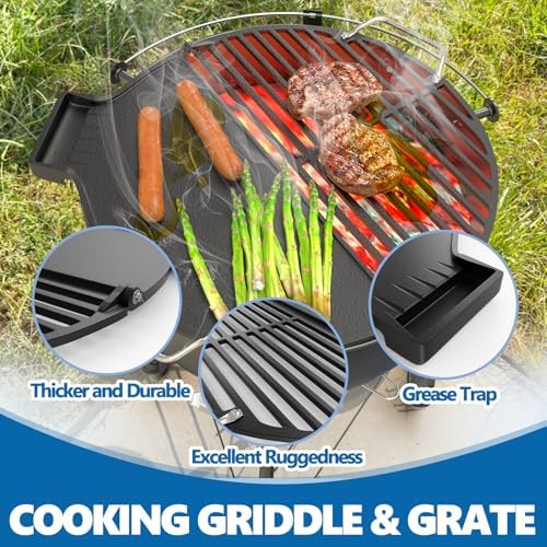 2-in-1 Cast Iron Griddle & Grate - Image 4