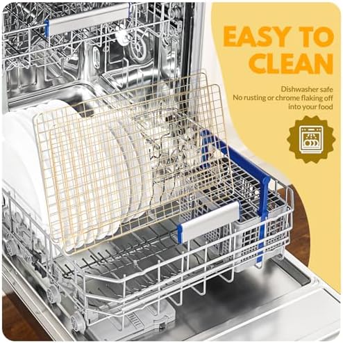 2 PCS Cooling Racks for Cooking and Baking, 15x10 Inches Stainless Steel - Image 5