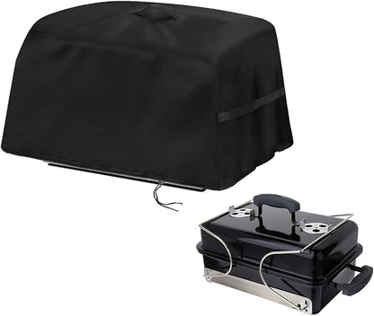 Grill Cover Fit for Weber Go-Anywhere Charcoal Grill,Waterproof Portable Charcoal Grill Cover,Outdoor Small BBQ Smoker Grill Cover (12" D x 20" W x 15" H)