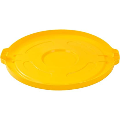 Global Industrial 55 Gallon Garbage Can Lid, Yellow