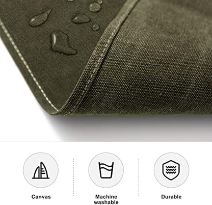 Hongsome Cotton Canvas Cross Back Apron - Image 5