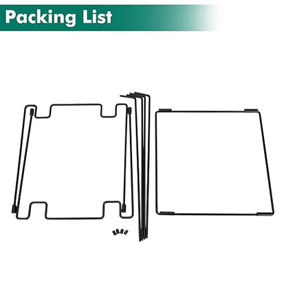 3. Reinforced Trash Bag Holder Metal Garden Waste Basket Stand for 30-45 Gallon Leaves & Recycling Foldable Yard Waste Bag Frame
