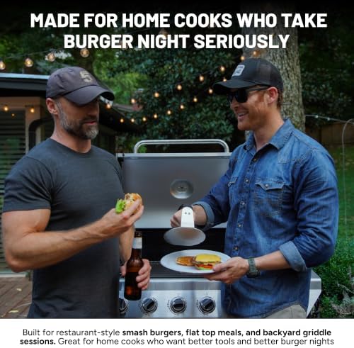 Burger Iron - the Orginal Burger Smasher, Heavy Duty 6 Inch Burger Press - Image 6