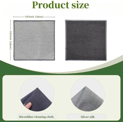 Stainless Steel Scrubber and Cleaning Rags - Image 2
