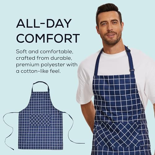 Will Well 2 Pack Bib Apron For Men & Women - Image 4