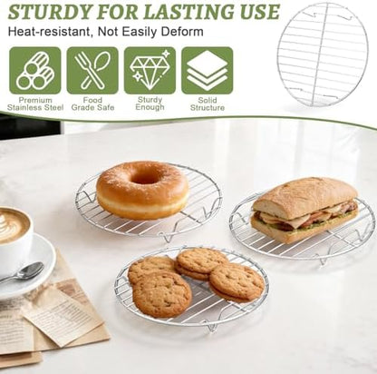 P&P CHEF Round Cooking Rack, Cooling Rack - Image 4