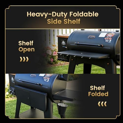 3-in-1 Foldable Front Shelf for Pit Boss Austin XL 1000/Savannah 1500 - Image 5