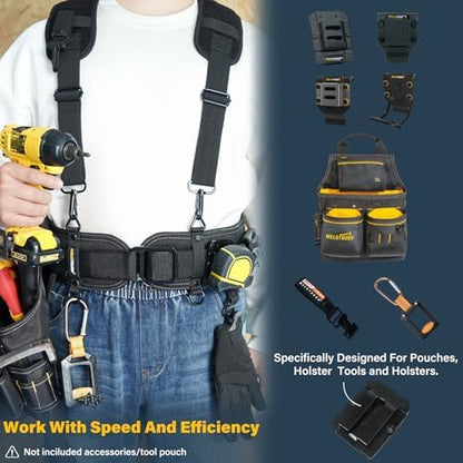 MELOTOUGH Padded Tool Belt, Electrician Tool Belt, Work Belt - Image 5
