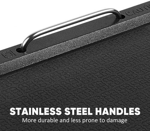 CUSIMAX Stove Top Griddle Pan, 14.96"x8.66" Aluminum Non-stick Griddle Pan - Image 4