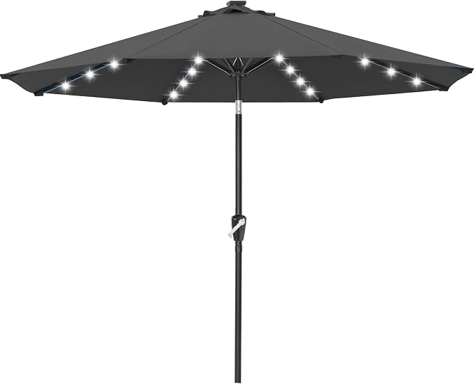 ABCCANOPY Solar Led Patio Umbrella by ABCCANOPY