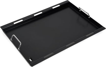Stanbroil Full Size Griddle Insert for Weber Genesis II & LX 300 Series Gas Grills, Ceramic Coated Flat Top Griddle for Weber Genesis 310 315 335 340 345 & 325s - Black