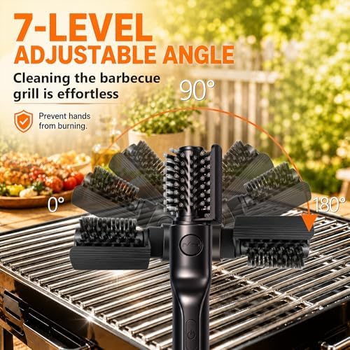 Electric Grill Brush - 24kg Torque High Power Electric Grill Cleaner 200 Min - Image 6