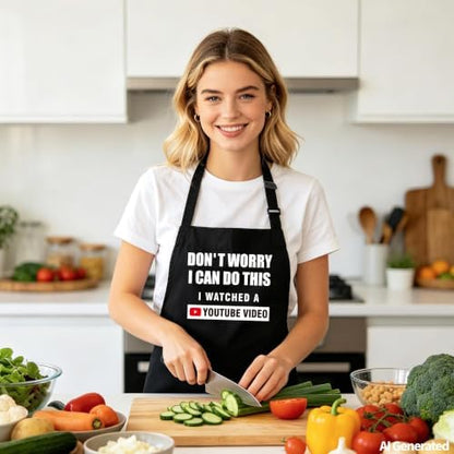 Kaidouma Funny Cooking Aprons for Women Men - Image 6