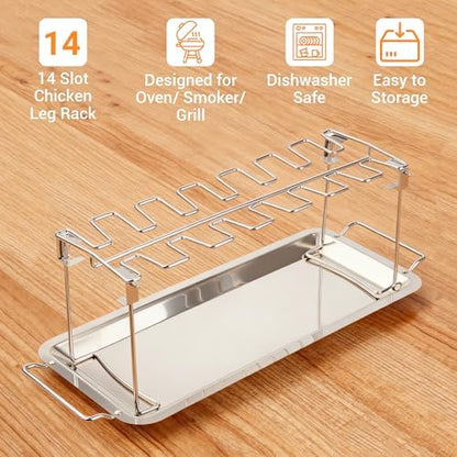 14 Slots Chicken Leg Rack for Drill - Image 2