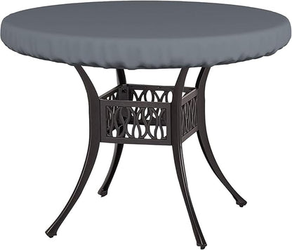 Covers & All Round Table Top Cover, 12 Oz Waterproof UV & Weather Resistant Patio Table Cover, Outdoor Table Cover for Patio Outdoor Furniture & Coffee Table (54" Dia x 4" H Inches, Gray)