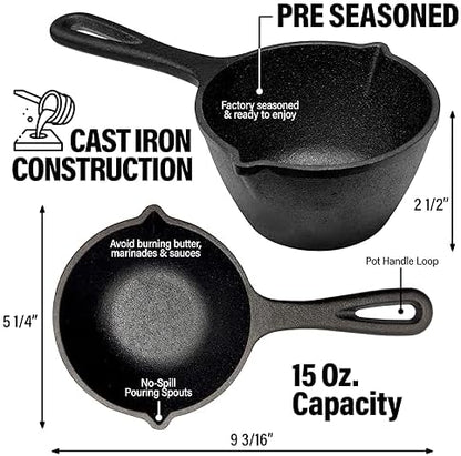 Small Cast Iron Basting Pot - Image 2