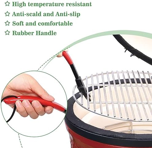 Vankey Grill Grate Lifter Gripper, Cast Iron Cooking Grid Lifter Accessories - Image 4