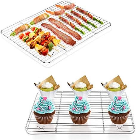 P&P CHEF 11.6" x 9" Cooling Baking Wire Racks Pack of 2 - Image 6