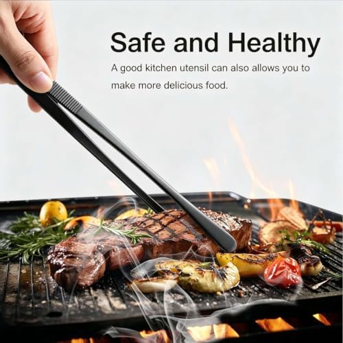 Kitchen Tongs Stainless Steel Metal Tweezers Tongs - Image 4