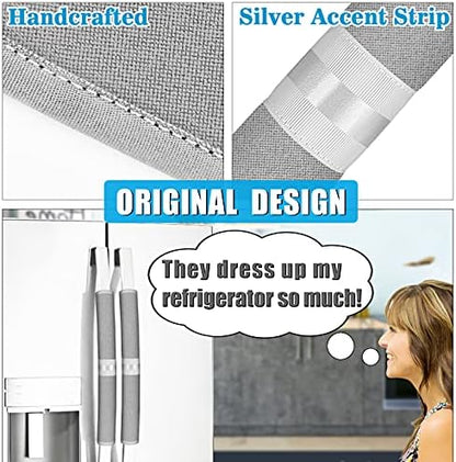 Refrigerator Door Handle Covers, Keep Your Kitchen Appliance Clean from Food - Image 5