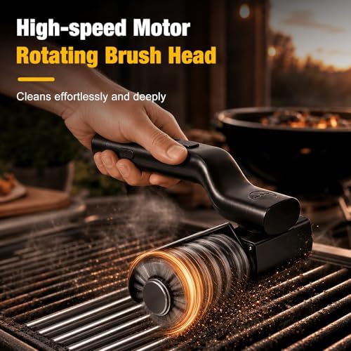 Electric Grill Brush Rechargeable BBQ Cleaning Brush - Image 2