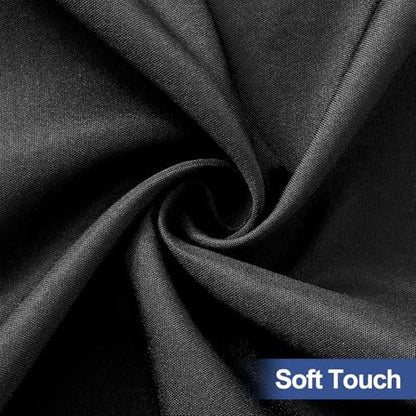 homing Rectangle Table Cloth Cover 5 Foot Black Elastic Fitted Tablecloth - Image 3