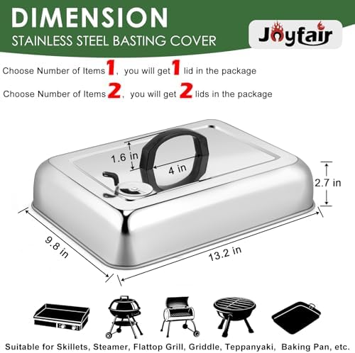 Joyfair Basting Cover Melting Dome Barbecue Tool Sets - Image 2
