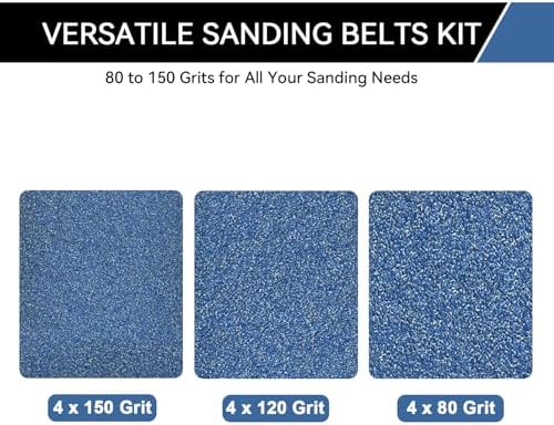 1x42 Inch Sanding Belts 12 Pcs 3 Grits Sizes Heavy Duty Belt Sander Zirconia - Image 3