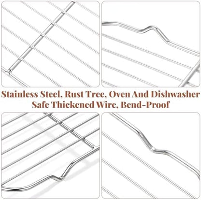 Small Roasting Rack Insert, 5.3×8.5in Stainless Steel Wire Rack - Image 6
