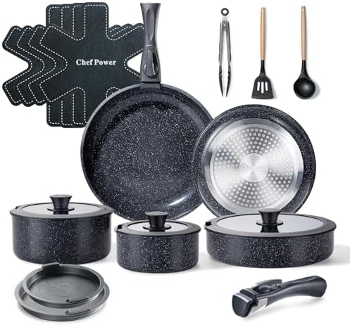 Chef Power Ceramic Cookware Set by ChefPower