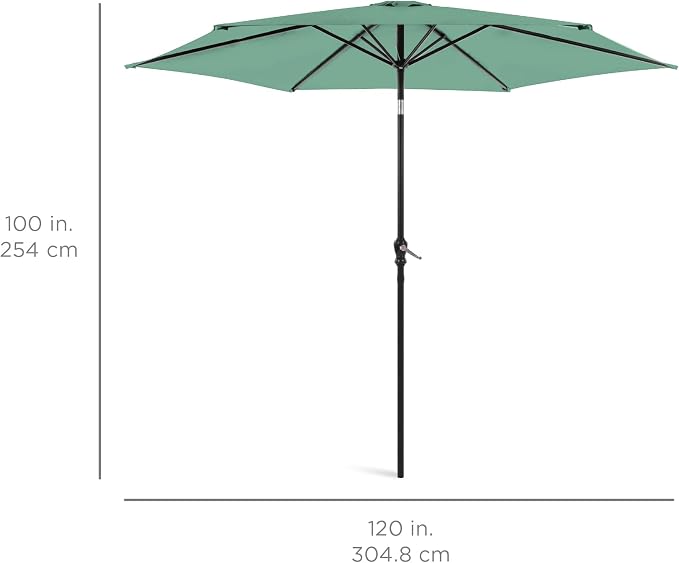 Best Choice Products 10ft Outdoor Patio Umbrella, Outdoor Table Umbrella - Image 7