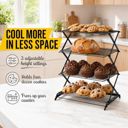 Checkered Chef Collapsible Cooling Racks - Image 2