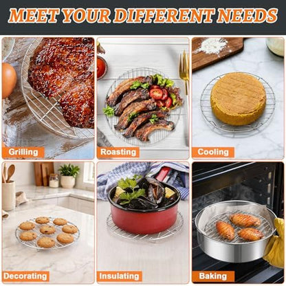 P&P CHEF Round Cooking Rack, Cooling Rack - Image 5