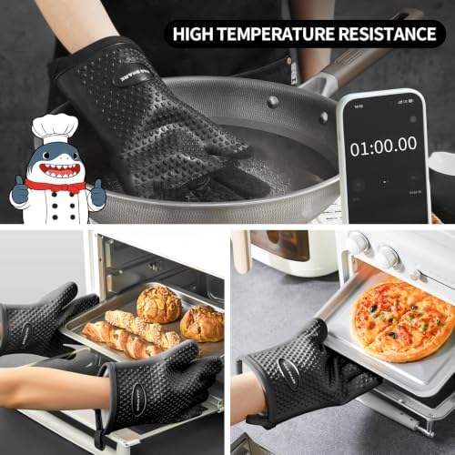 MAD SHARK Silicone Oven Mitts - Image 2