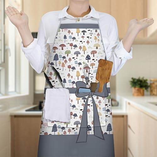 Mushroom Kitchen Cooking Apron - Image 4