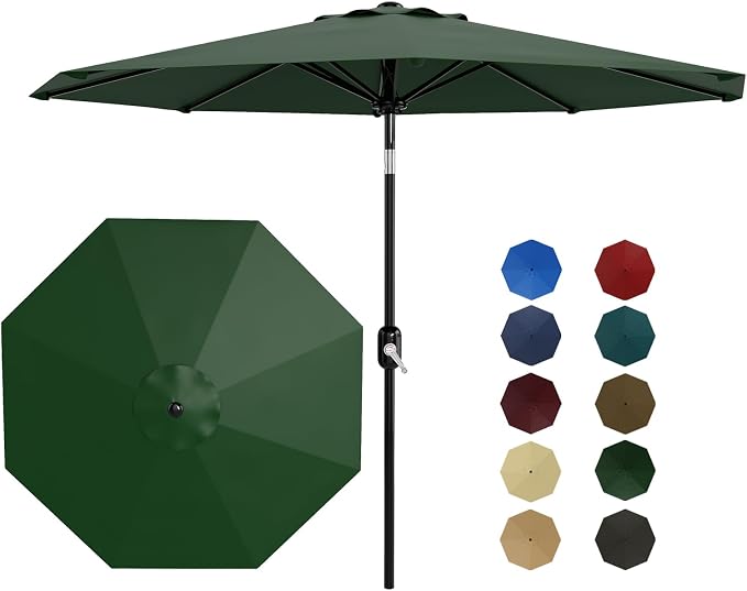 9FT Patio Umbrella Outdoor by GarveeLife