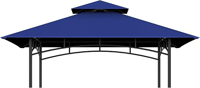 5x8 Grill Gazebo Replacement Top by COVBOARD