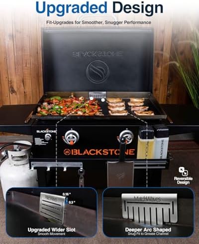 Grease Gate Blocker for Blackstone Griddle, Mesh Screen for Blocking Food from - Image 6