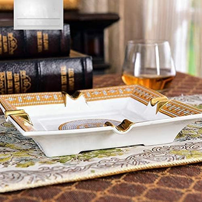 Cigar Ashtray for Indoor or Outdoor Use, Desktop Smoking Ash Tray for Home - Image 4
